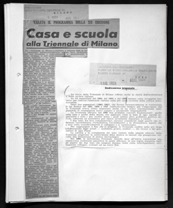 Dodicesima triennale, sta in INFORMAZIONI CULTURALI - periodico