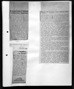 Milano- XII Triennale d'Arte Applicata all'Industria, sta in NOTIZIARIO DELLA CONFEDERAZIONE GENERALE DELL'INDUSTRIA ITALIANA - quotidiano