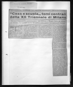 INAUGURATA STAMANE LA GRANDE RASSEGNA ARCHITETTONICA - 