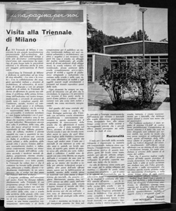 Visita alla Triennale di Milano, sta in IL GATTO SELVATICO - Periodico