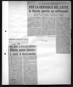 IERI SERA A PALAZZO MARINO - Seduta senza scosse: a casa a mezzanotte, sta in CORRIERE LOMBARDO - quotidiano