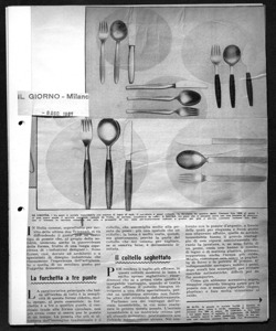 La forchetta a tre punte - Il coltello seghettato, sta in IL GIORNO - quotidiano