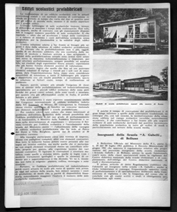 Edifici scolastici prefabbricati, sta in SCUOLA ITALIANA MODERNA - periodico