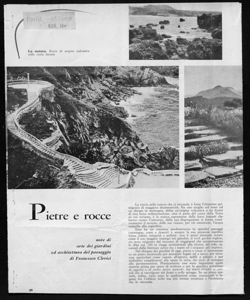 Pietre e rocce - note di arte dei giardini ed architettura del paesaggio di Francesco Clerici, sta in NOVITÀ - periodico