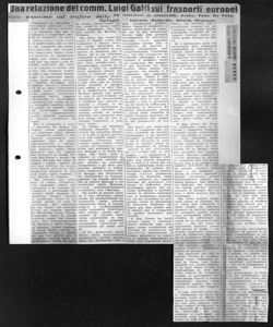 Una relazione del comm. Luigi Gatti sui trasporti europei - voto unanime sul traforo dello Spluga - Gli interventi di Atzenroth, Krebs, peter De Voss, Ferraris, Duijardin, Gilardi, Pirovano., sta in L'ARTIGIANO BRIANTEO - periodico