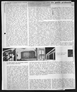 A good sign: Architects choose historical criticism - Un signe positif: les architectes choisissent la critique historique - Un gesto probante: gli architetti scelgono la critica storica - Ein positives Zeichen: die Architekten kommen auf die geschichtliche Kritik - Un signo positivo: los arquitectos eligen la crítica histórica, sta in L'ARCHITETTURA - periodico