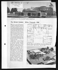 The British Exhibit: Milan Triennale 1960, sta in ARCHITECT & BUILDING NEWS - periodico