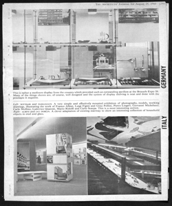 XII Triennale, sta in THE ARCHITECTS' JOURNAL - periodico