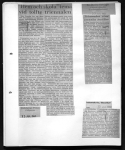 Triennalen visar svenska textilier, sta in STOCKHOLMS - TIDNINGEN - Quotidiano