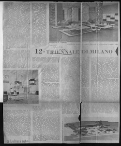 12. TRIENNALE DI MILANO, sta in KULTURA - Quotidiano