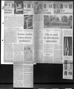 TRIENNALE DI MILANO, sta in ALGEMEEN DAGBLAD - Quotidiano