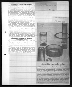 Smukke danske glas, sta in DAGBLADET AKTUELT - Quotidiano