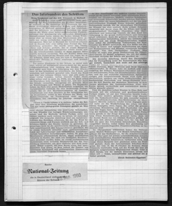 Das Jahrhundert des Schülers - Neue Tendenzen auf der XII. Triennale in Mailand, sta in NATIONAL-ZEITUNG - Quotidiano