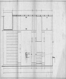 TRN_12_PA_028 bis_g - Palazzo dell'Arte. Zona ingresso. Variante disposizione degli spazi