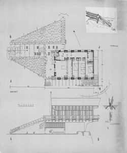 TRN_12_PA_086 b - Mostre personali di architettura. Carlo Mollino. Casa sull'altopiano di Agra. Secondo piano