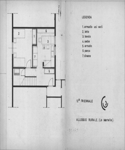 TRN_12_PA_094 bis_c - La casa e la scuola. Settore rurale. Villaggio La Martella di Matera. Abitazione con arredo