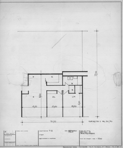 TRN_12_PA_104 bis_c - La casa e la scuola. Settore periferico. Secondo alloggio periferico. Appartamento tipo 3. Casa multipiani