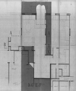 TRN_12_PA_104 bis_d - La casa e la scuola. Settore periferico. Secondo alloggio periferico. Allestimento. Variante