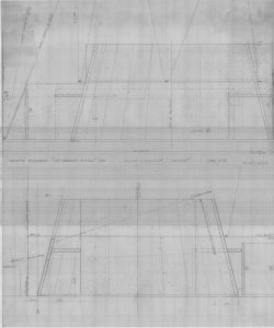 TRN_12_PA_119 a - Mostra commemorativa di Frank Lloyd Wright. Area espositiva. Particolare del Theater