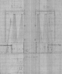TRN_12_PA_119 b - Mostra commemorativa di Frank Lloyd Wright. Area espositiva. Particolare del Theater