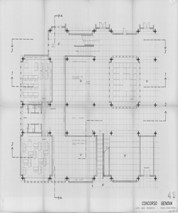 TRN_12_PA_139 f - Concorsi. Concorso per scuole elementari. Genova. Unità base pedagogica. Piano terreno