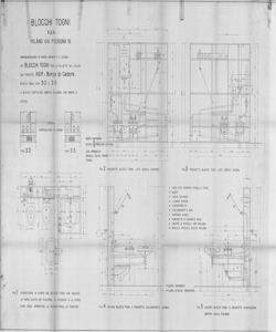 TRN_12_PA_163 c - Concorsi. Concorso nazionale per lo studio di elementi industrializzati per l'edilizia scolastica. Soppalco e copertura