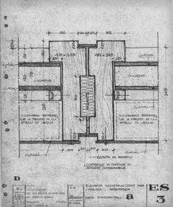 TRN_12_PA_165 c - Concorsi. Concorso nazionale per lo studio di elementi industrializzati per l'edilizia scolastica. Schema pannelli