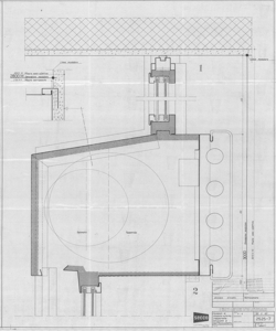 TRN_12_PA_166 c - Concorsi. Concorso nazionale per lo studio di elementi industrializzati per l'edilizia scolastica. Elemento di chiusura esterna trasparente. Soluzione A