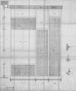 TRN_12_PA_165 s - Concorsi. Concorso nazionale per lo studio di elementi industrializzati per l'edilizia scolastica. Nodi verticali