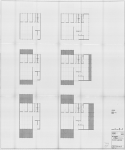 TRN_12_PA_169 c - Concorsi. Concorso nazionale per lo studio di elementi industrializzati per l'edilizia scolastica. Scuola monoaula pluriclasse. Soluzione A