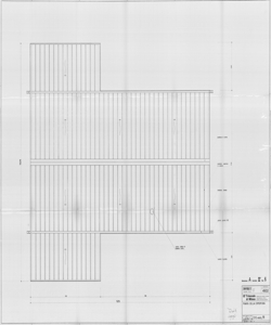 TRN_12_PA_169 i - Concorsi. Concorso nazionale per lo studio di elementi industrializzati per l'edilizia scolastica. Scuola monoaula pluriclasse. Soluzione A. Copertura
