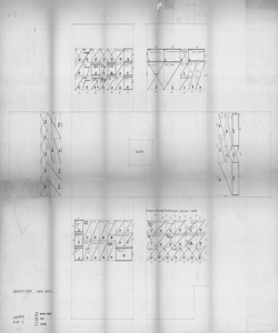 TRN_15_PA_021 - Mostra internazionale di architettura. Architettura-città (n. 3). Schema pannelli