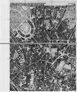 TRN_16_PA_16 - Conoscenza della città. Concorso di idee per un Museo metropolitano. Conoscenza della città. Distribuzione delle sedi museali nell'area centrale di Milano. Allegato al bando n. 3a