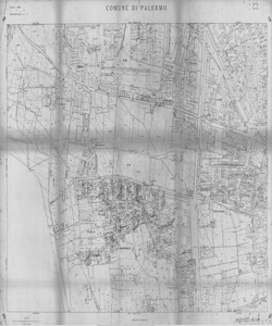 TRN_17CI9P_PA_033 - 9 progetti per 9 città. Palermo: città, regione, circonvallazione. Foglio catastale n. 40