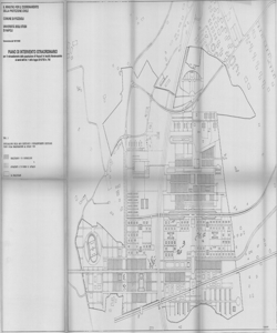 TRN_17CI9P_PA_081 - 9 progetti per 9 città. Pozzuoli. Piano di intervento straordinario per il reinsediamento della popolazione di Pozzuoli in località Monterusciello. Zonizzazione delle aree edificate o prevalentemente edificate. Tav. 3