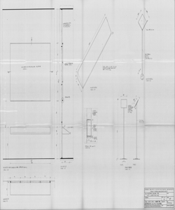 TRN_18_PA_079 - Piano terreno. Il giardino delle cose (n. 4). Supporti grafici: schermo per videoproiezione, leggio fisso e leggio mobile