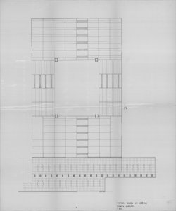 TRN_EXT_PA_008 - Mostra del disegno industriale italiano in Austria. Sede espositiva di Vienna. Museo del XX secolo. Soffitto