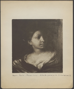 Dipinto su tavola - Ritratto femminile - Carlo Cornara (?) - Pavia - Musei Civici