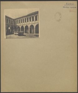 Agordo - Palazzo Manzoni - cortile interno