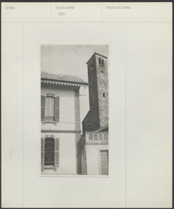Almè - abitazione civile e Chiesa di S. Michele - esterno - campanile