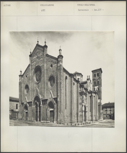 Asti - Cattedrale - esterno - facciata e fianco sinistro