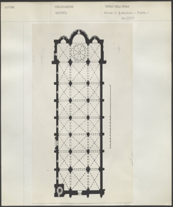 Barletta - Disegno della pianta della Chiesa di S. Sepolcro