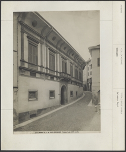 Bergamo - Palazzo Lupi - esterno - facciata e strada antistante