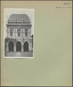 Brescia - Palazzo del Comune - esterno - facciata e piazza antistante