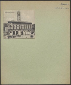 Bologna - Palazzo del Podestà - esterno e piazza antistante