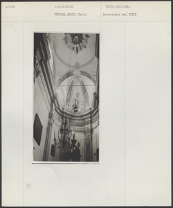 Bressana Argine - Chiesa parrocchiale - interno - zona presbiteriale ed absidale - particolare del soffitto