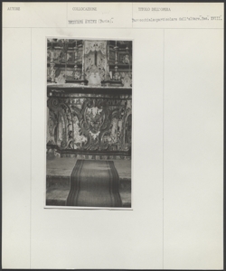 Bressana Argine - Chiesa parrocchiale - interno - particolare dell'altare maggiore