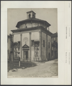 Castiglione Olona - Chiesa di villa - Esterno. Facciata e parte laterale destra