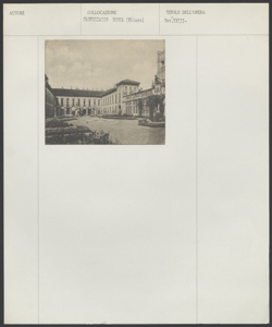 Castellazzo busca - Villa Arconati - Cortile interno