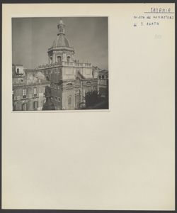 Catania - Chiesa del monastero di S. Agata - Facciata e parte laterale sinistra